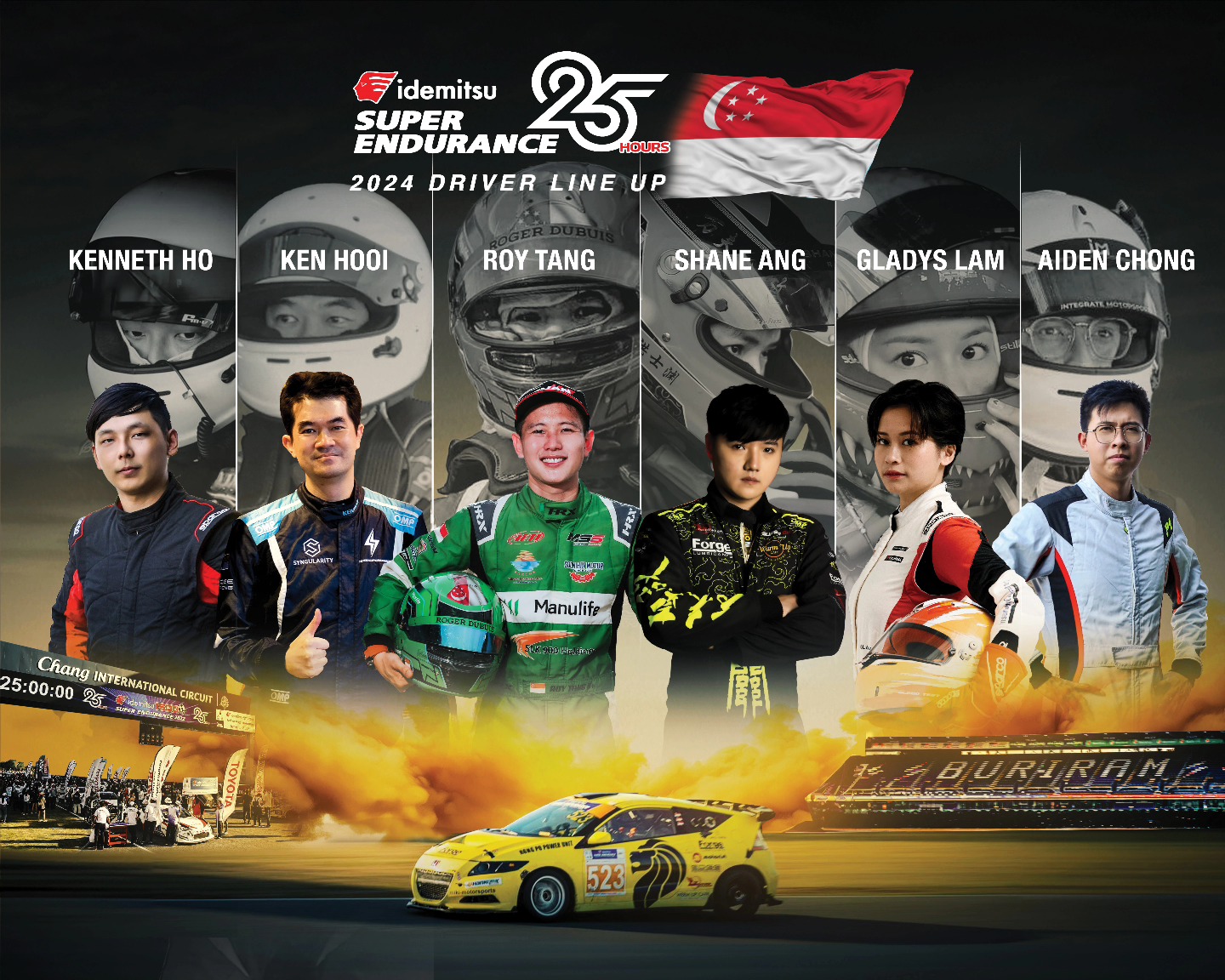 Shane - Final confirmation of the driver line up for the 2024 25 hours ...