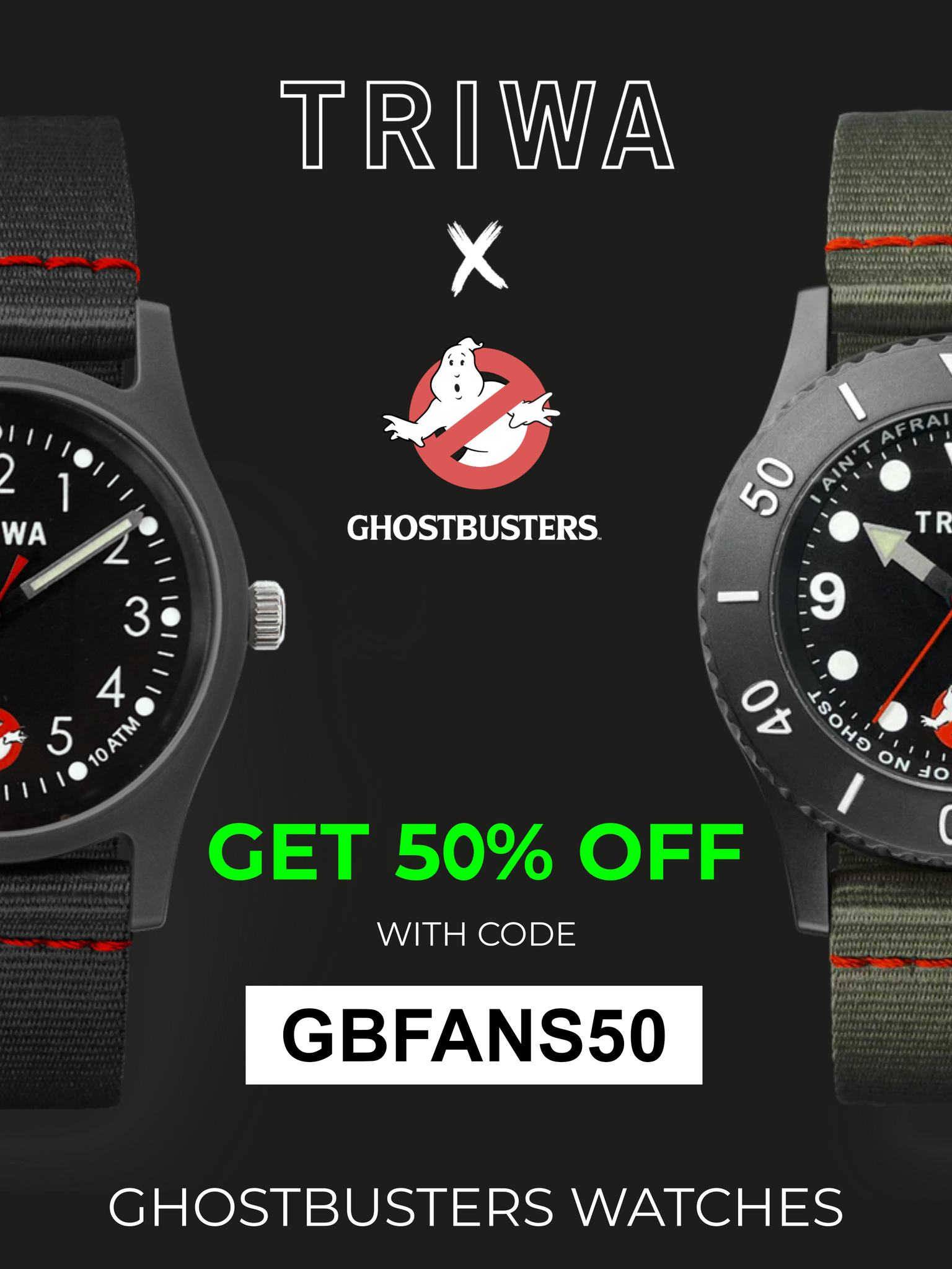 GBFans.com - Want to get your hands on a Ghostbusters watch for 50 