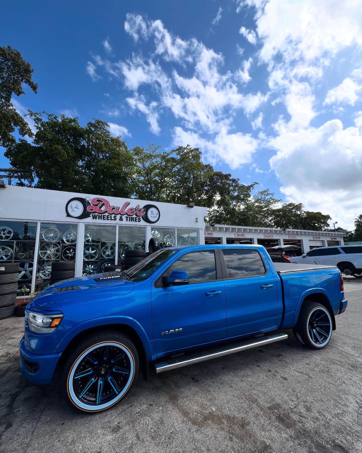 Big blue just got a serious... - Dales Wheels & Tires | Facebook