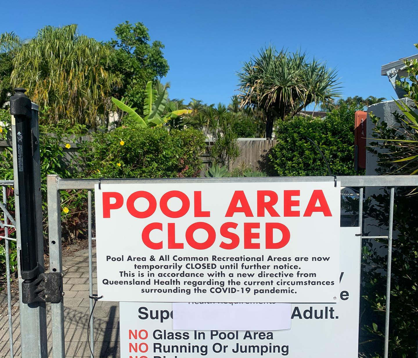 Pierre - Under a new directive from QLD Health all public and communal ...