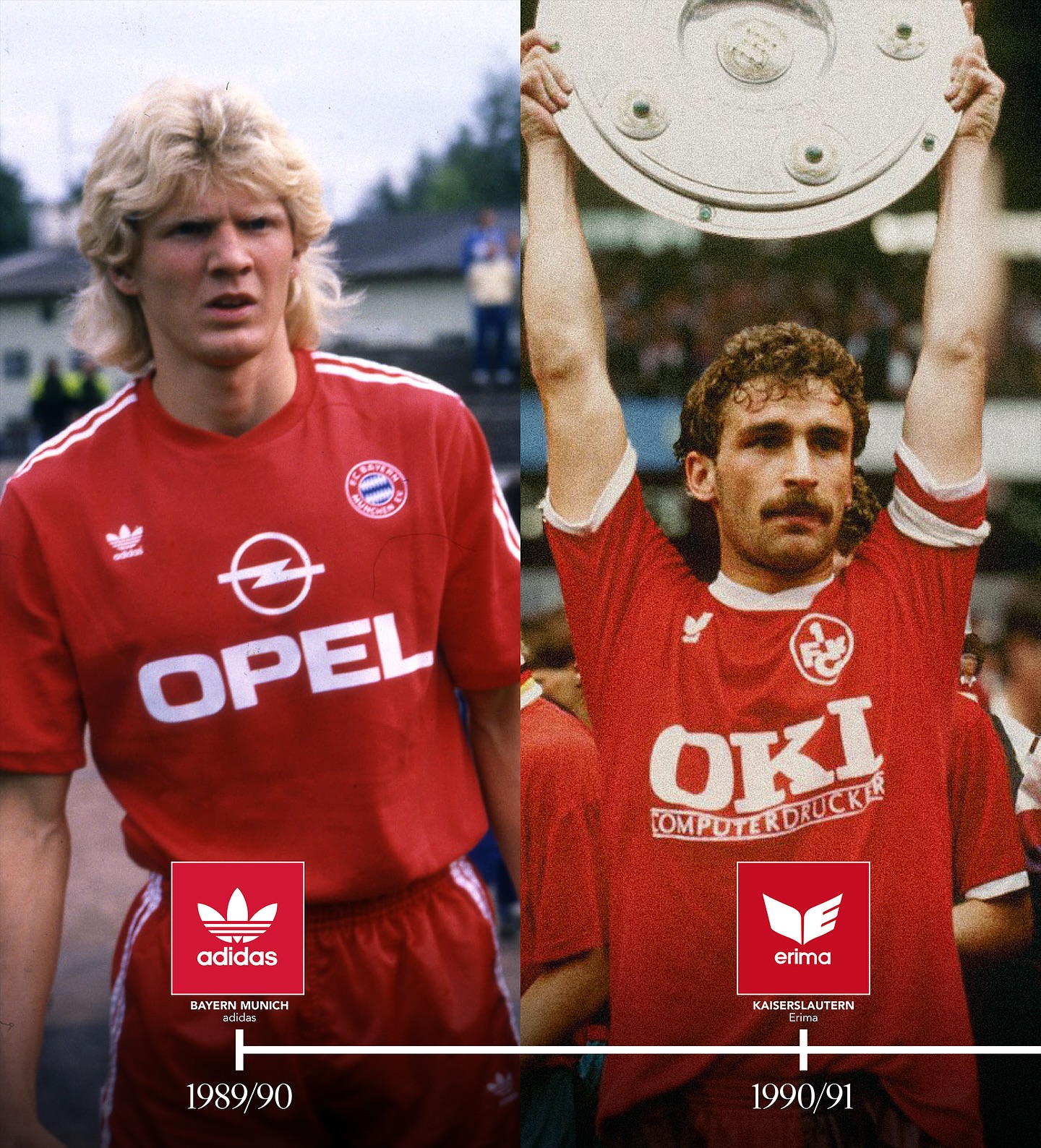 90's FC Bayern Munchen ユニフォームレッドOサイズ | ヤマダウェブコム