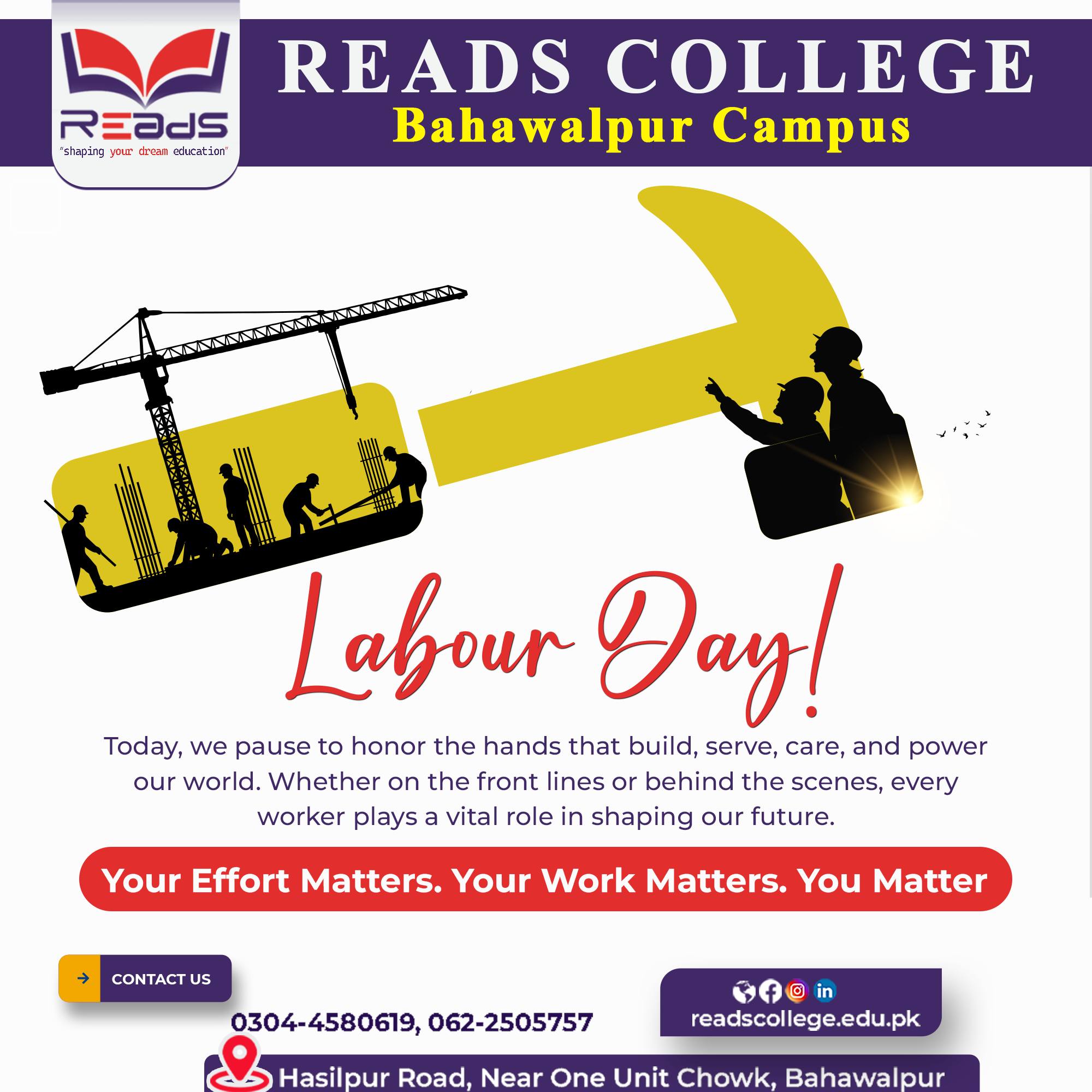 Reads - 🎉 A day to recognize and appreciate our working community ...