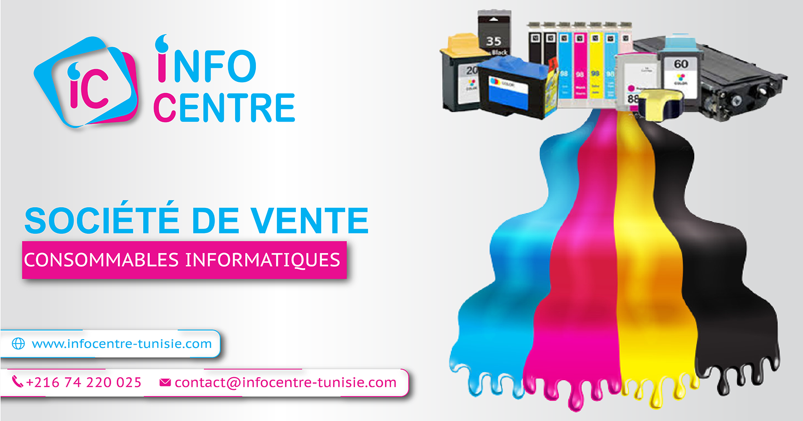 InfoCentre - Vente de Consommables Informatiques | Sfax