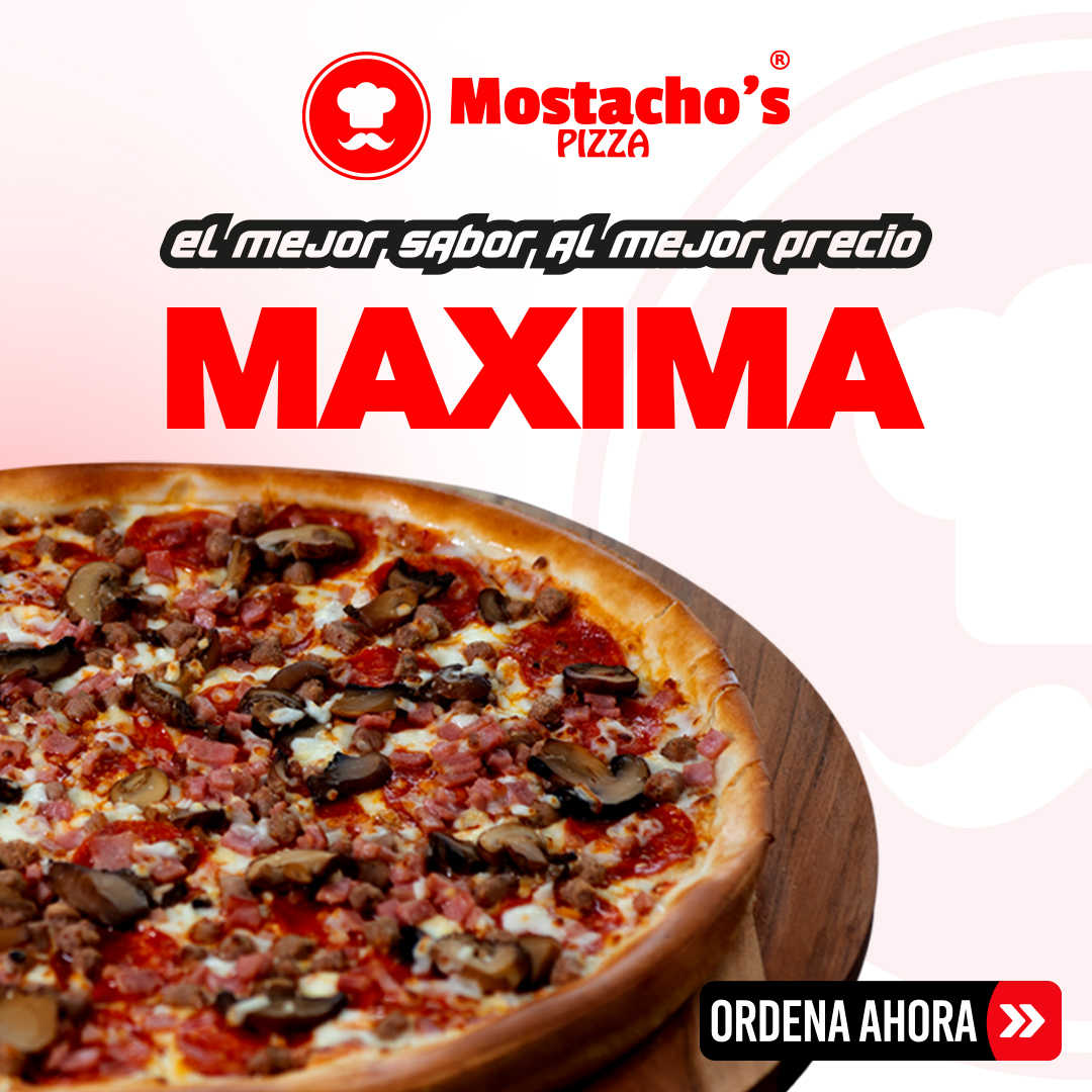 Mostacho's pizza