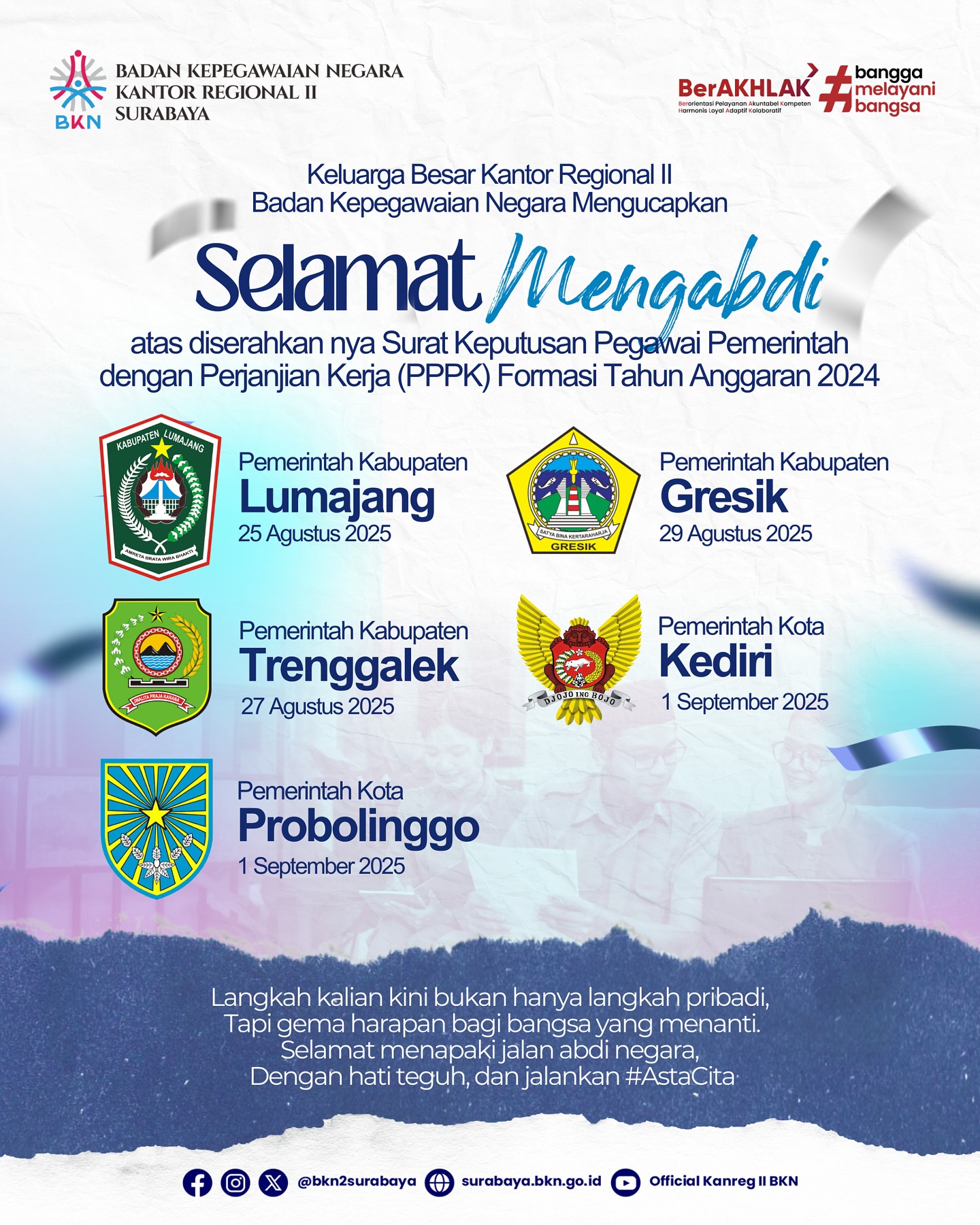 #SobatBKN batas akhir pengusulan... - Kanreg II BKN Surabaya | Facebook