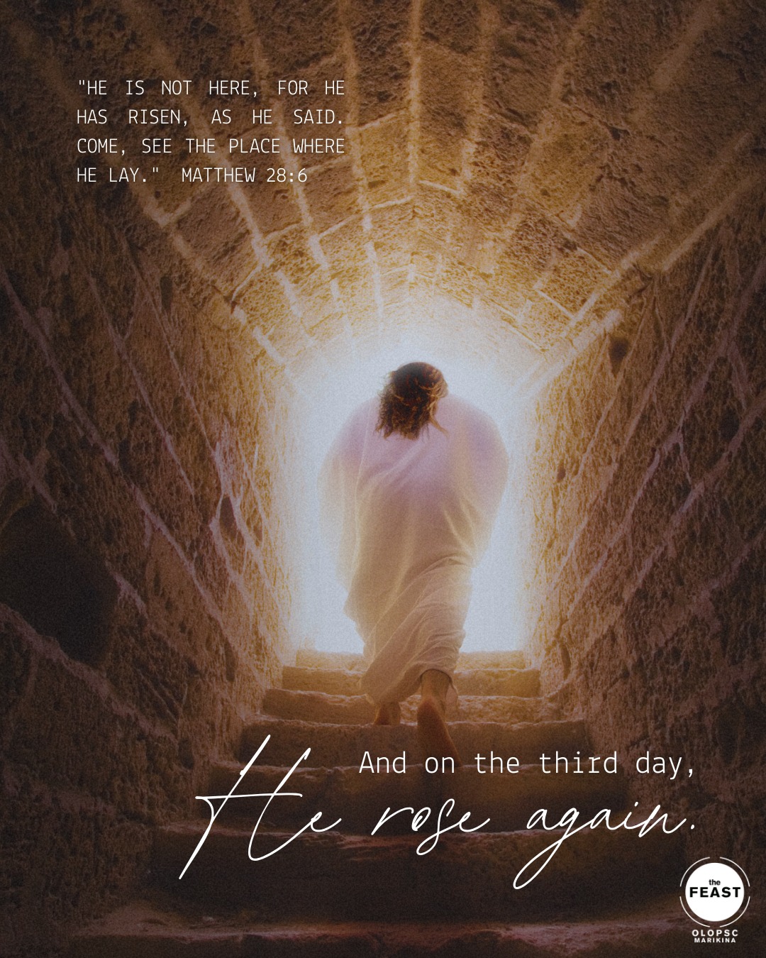 Feast - The tomb is empty, and love has won. Happy Easter! # ...