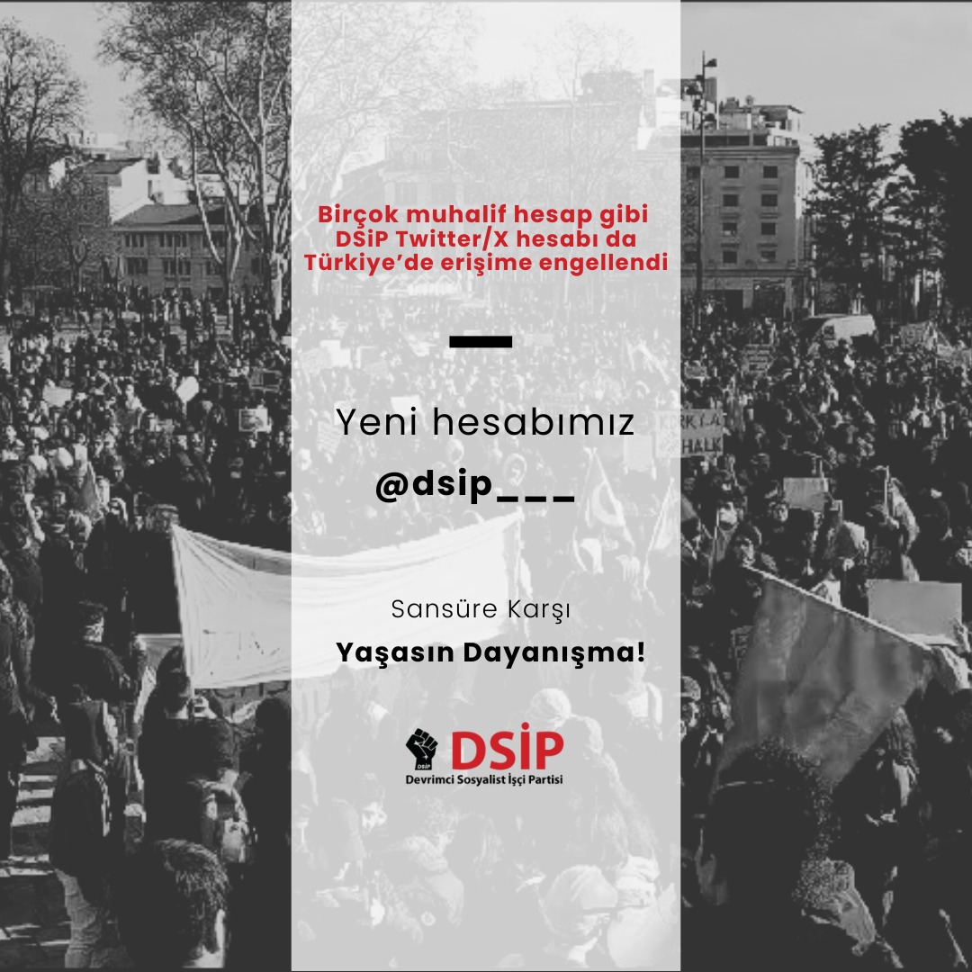dsip turkiye Birçok muhalif hesap gibi Twitter / X hesabı da Türkiye'de erişime engellendi. Yeni hesabımız: https://x.com/dsip___ Sansüre karşı yaşasın dayanışma! Delta sleep