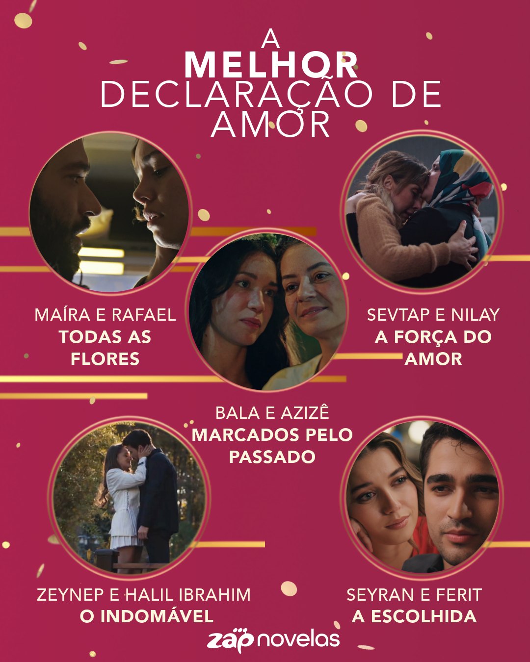 ZAP - Cinco histórias, cinco declarações de amor que nos tocaram o ...