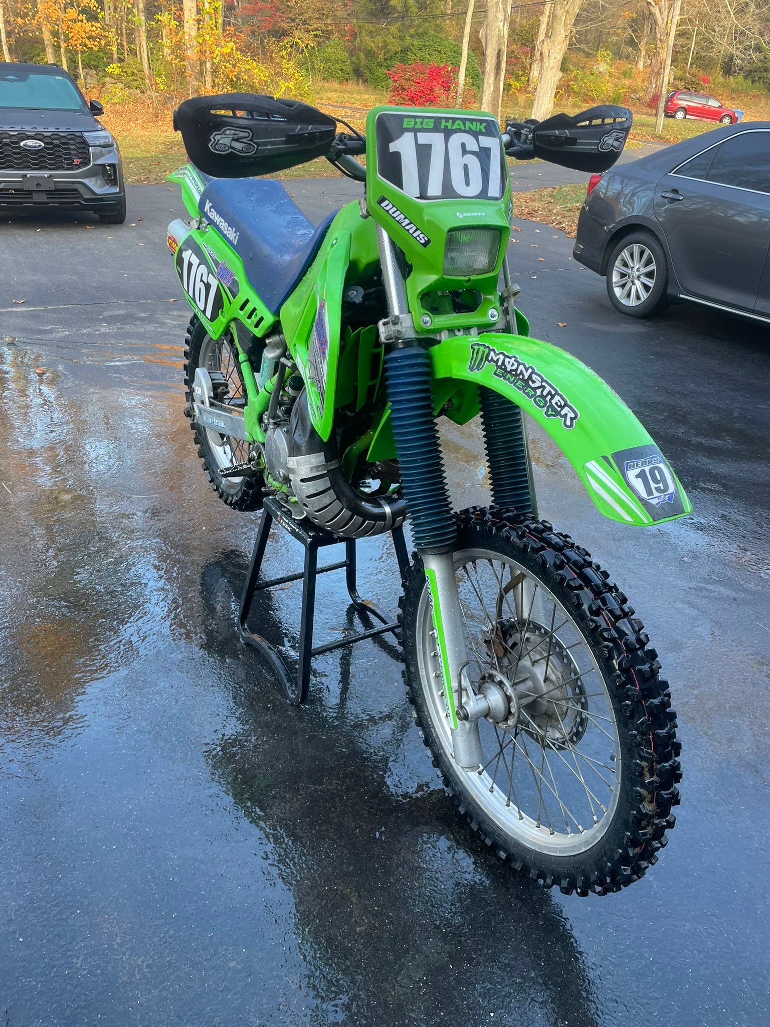 1989 Kawasaki KDX200 with custom Doug Henry graphics