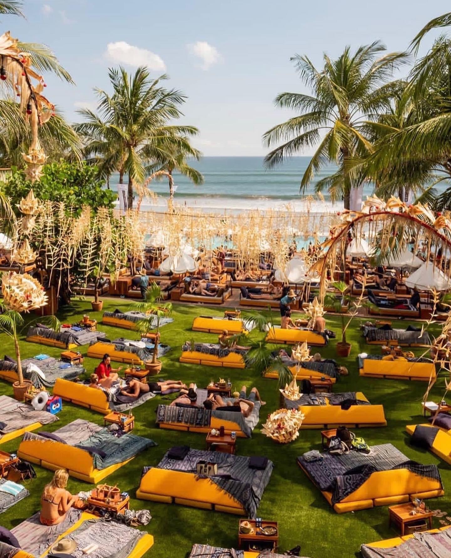 potato head beach club bali dress code Did you miss catching Bali's sunset? 🌅⁣⁣ ⁣ ⁣ ⁣ ⁣ is one of the most happening chill-out venues in Seminyak, joining the array of world-class hotspots that dressing table with study table design Ilaria Party Mini Dress Apparel Color:Lavender
