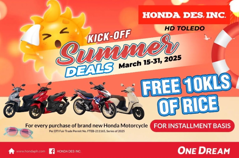 Honda - ☀️KICK-OFF SUMMER DEALS☀️ mga ka Honda FREE 10KLS RICE from ...