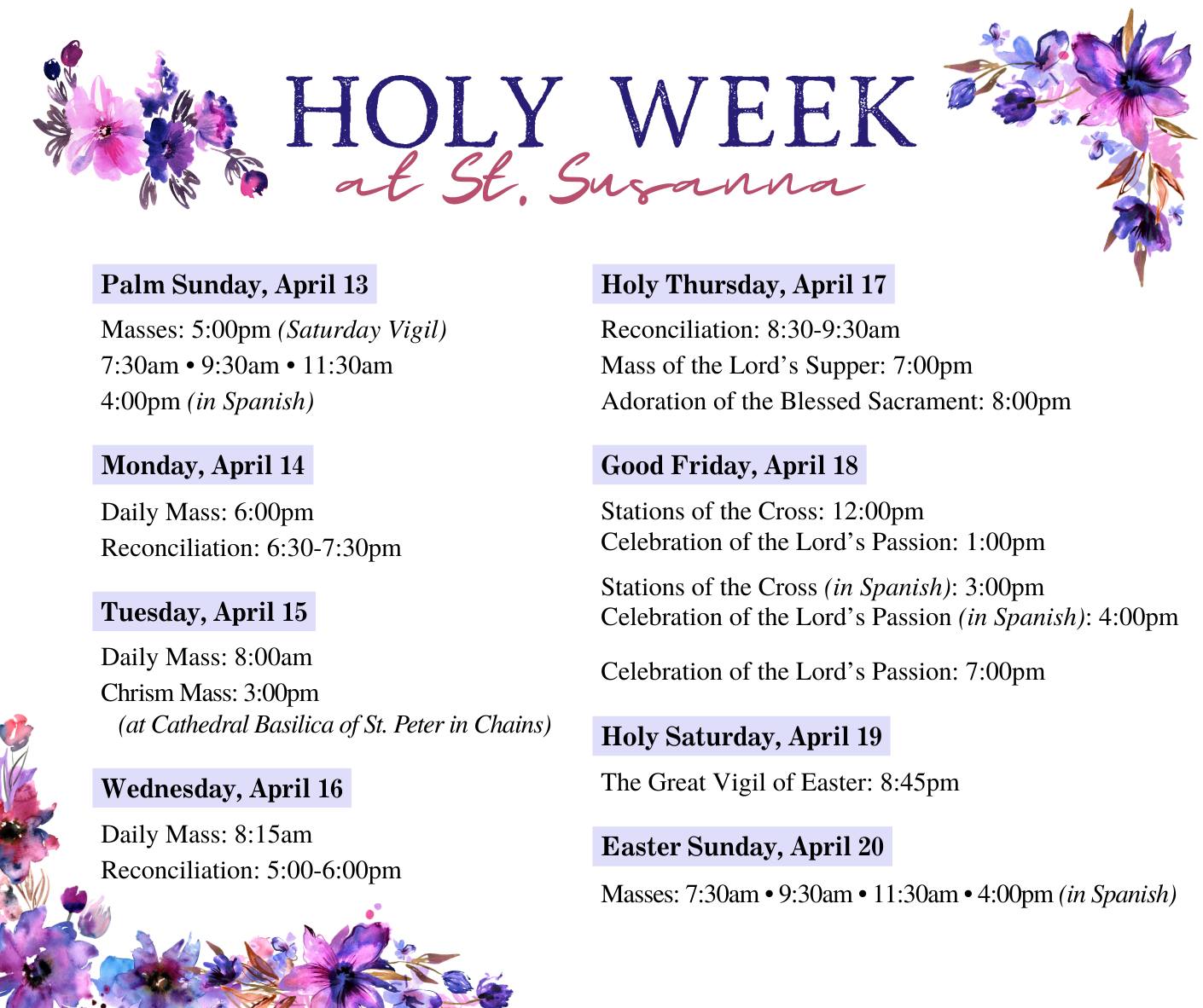 St. - Our Celebration Of Holy Week Holy Week serves to commemorate ...