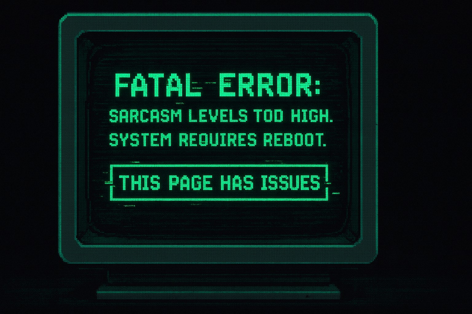 This Page Has Issues