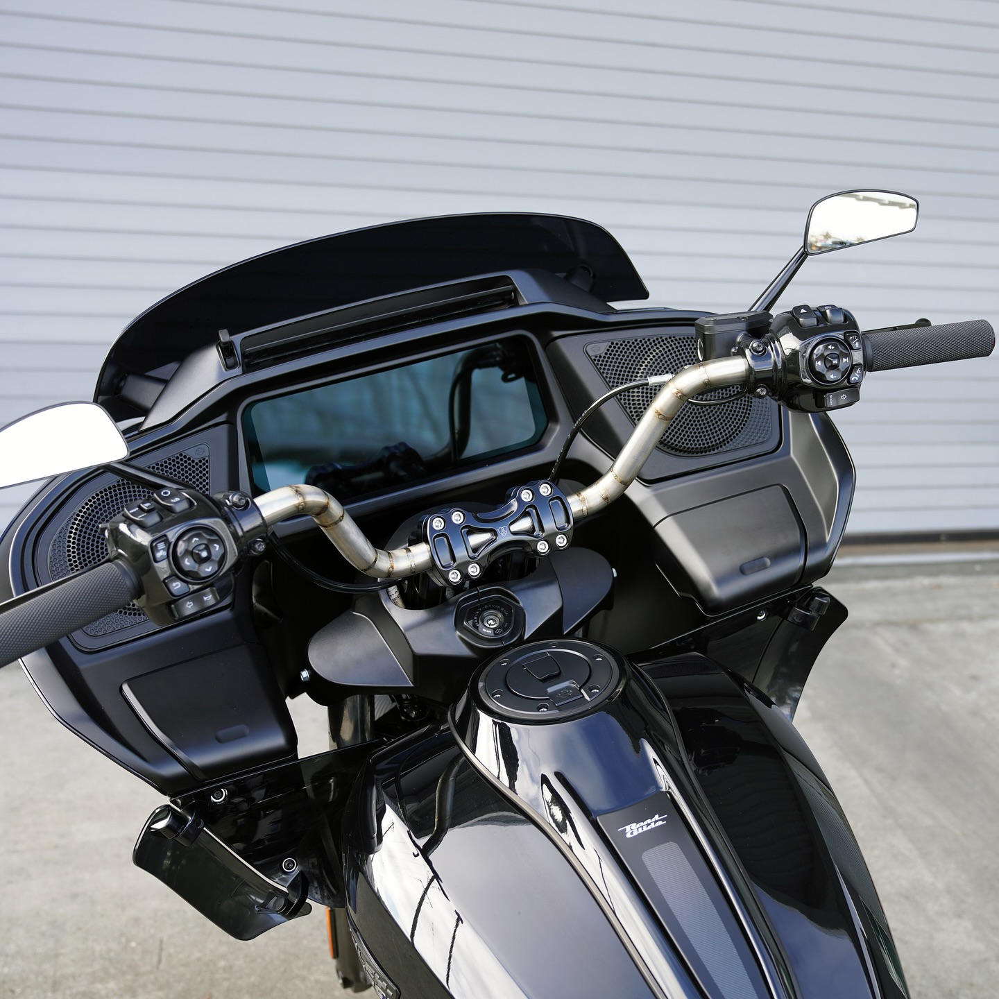 Arlen - Pair our Welded Stainless MX Tall Handlebars with our