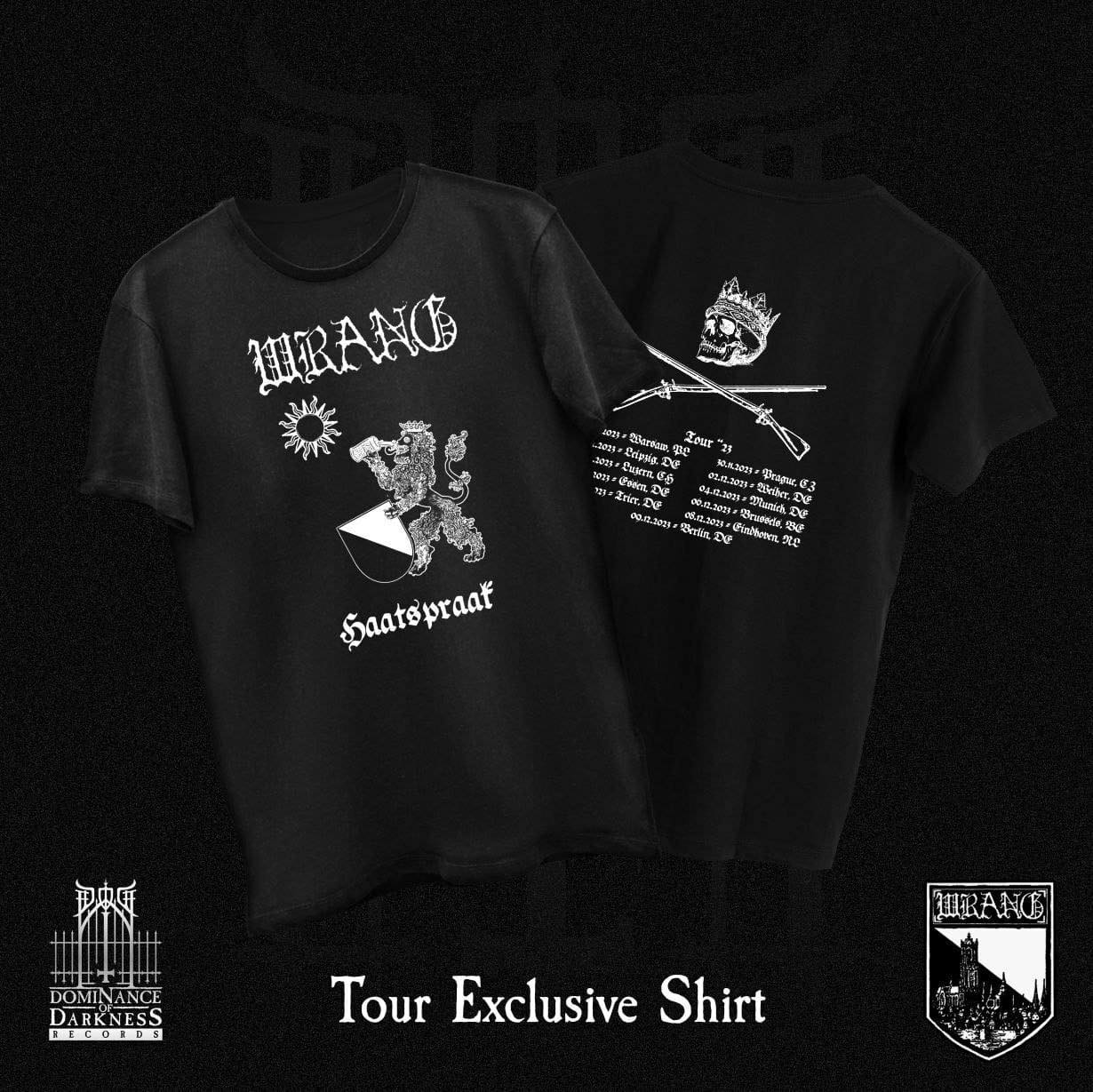 Our Scandinavian Tour with Sinmara starts tomorrow! The last shirt 