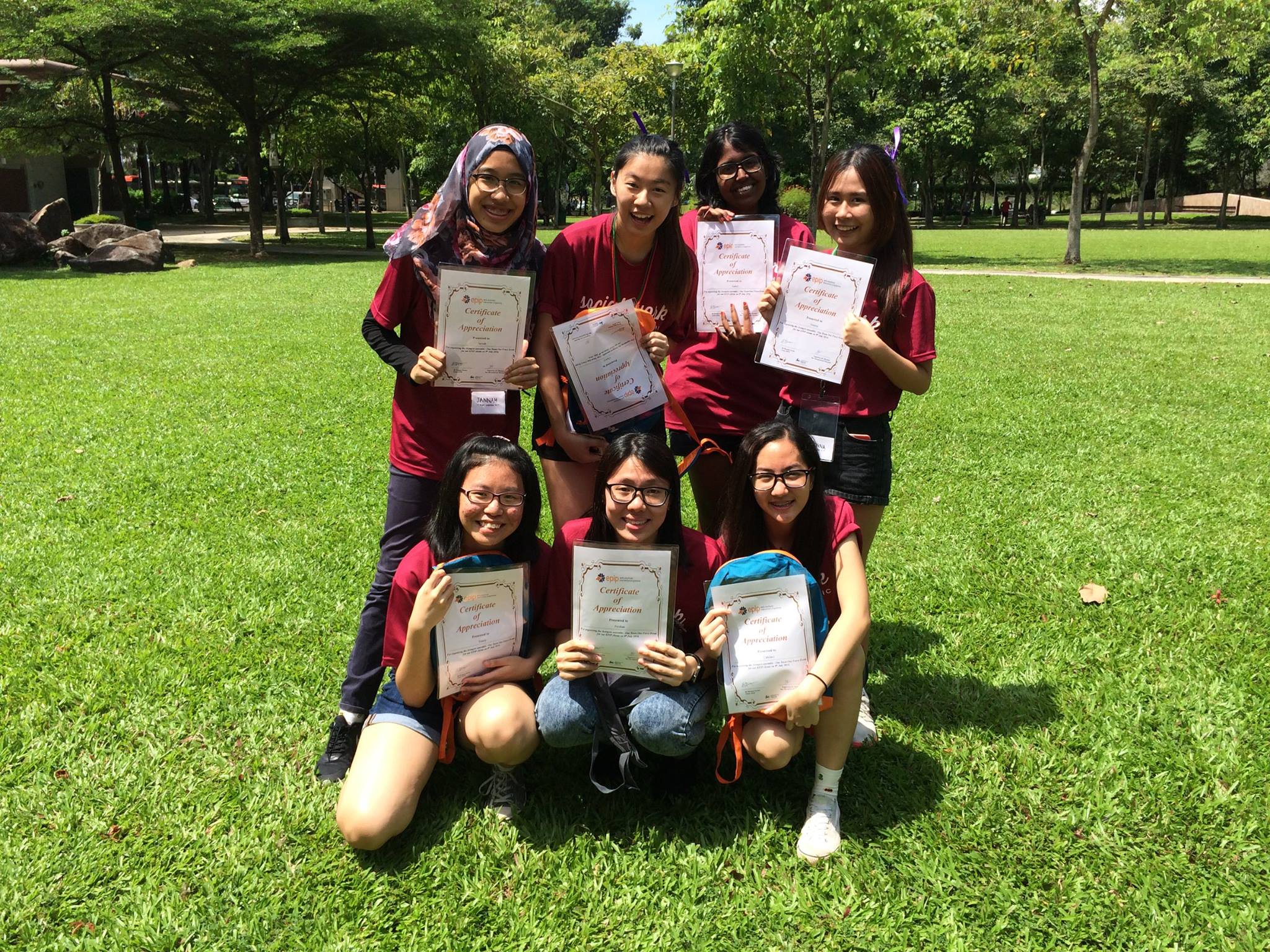 NYP - Sports Day with EPIP team from IMH! The organizing team with ...