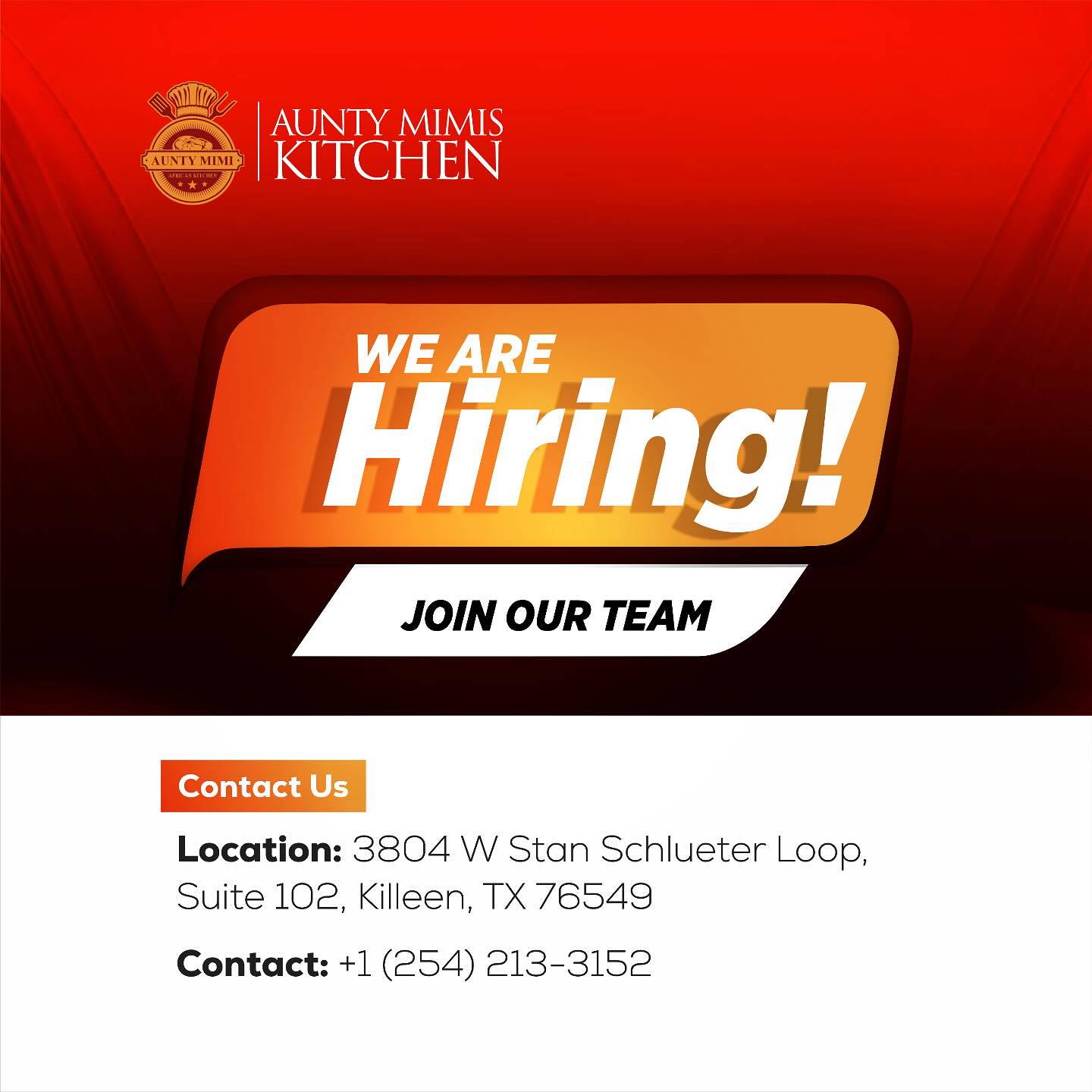 Aunty Mimi’s Kitchen | Killeen TX