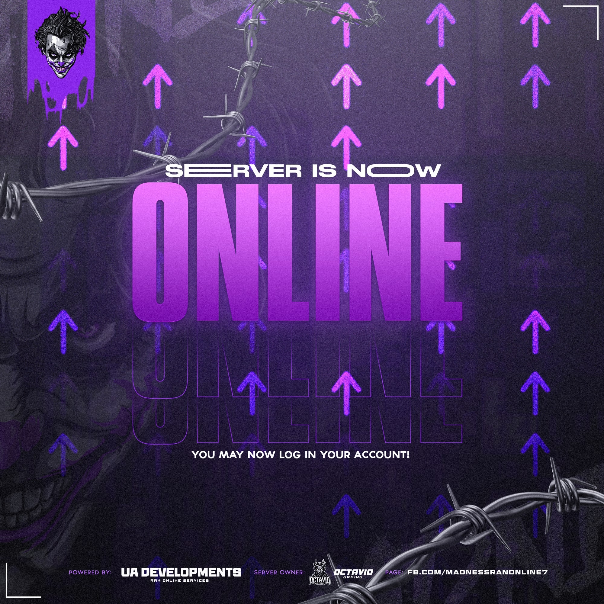 Madness - SERVER IS NOW ONLINE! The server maintenance is now complete ...