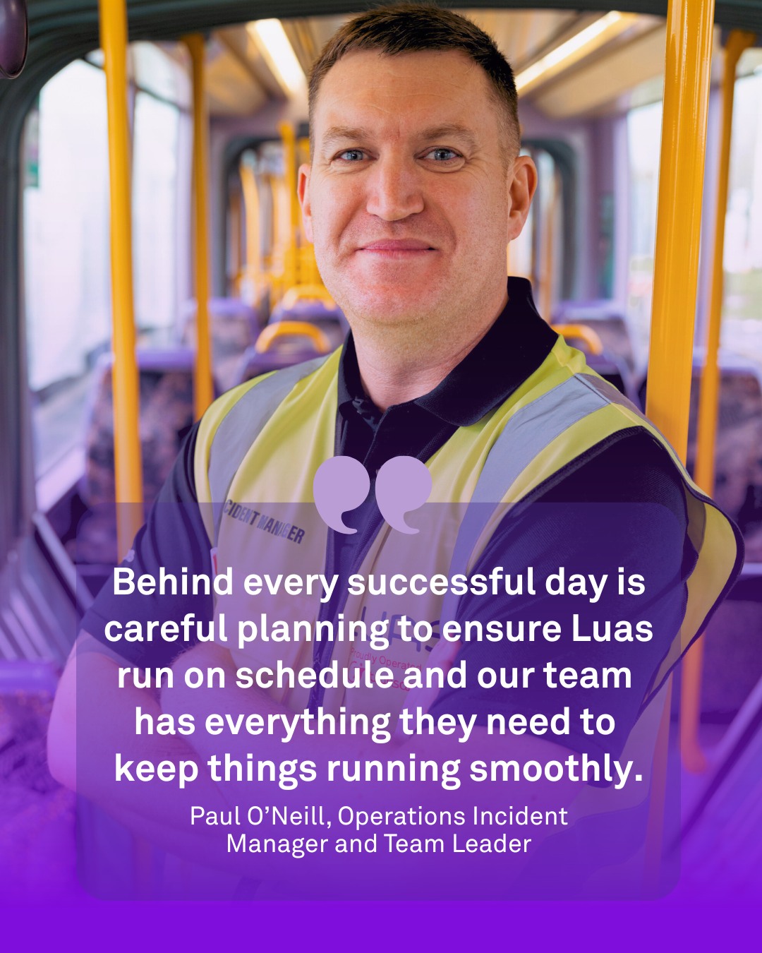 Luas - 🚊 The Luas Team → Meet Paul #TeamLuas... | Facebook
