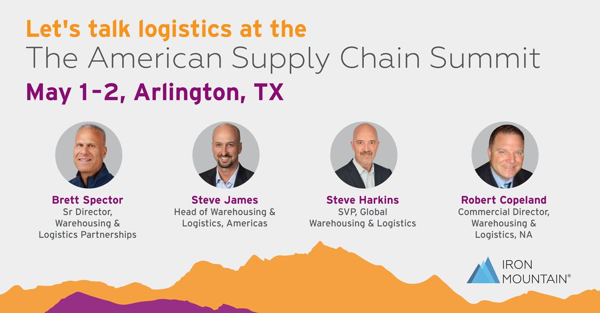 Iron - Attending The American Supply Chain Summit in Texas in May? We ...
