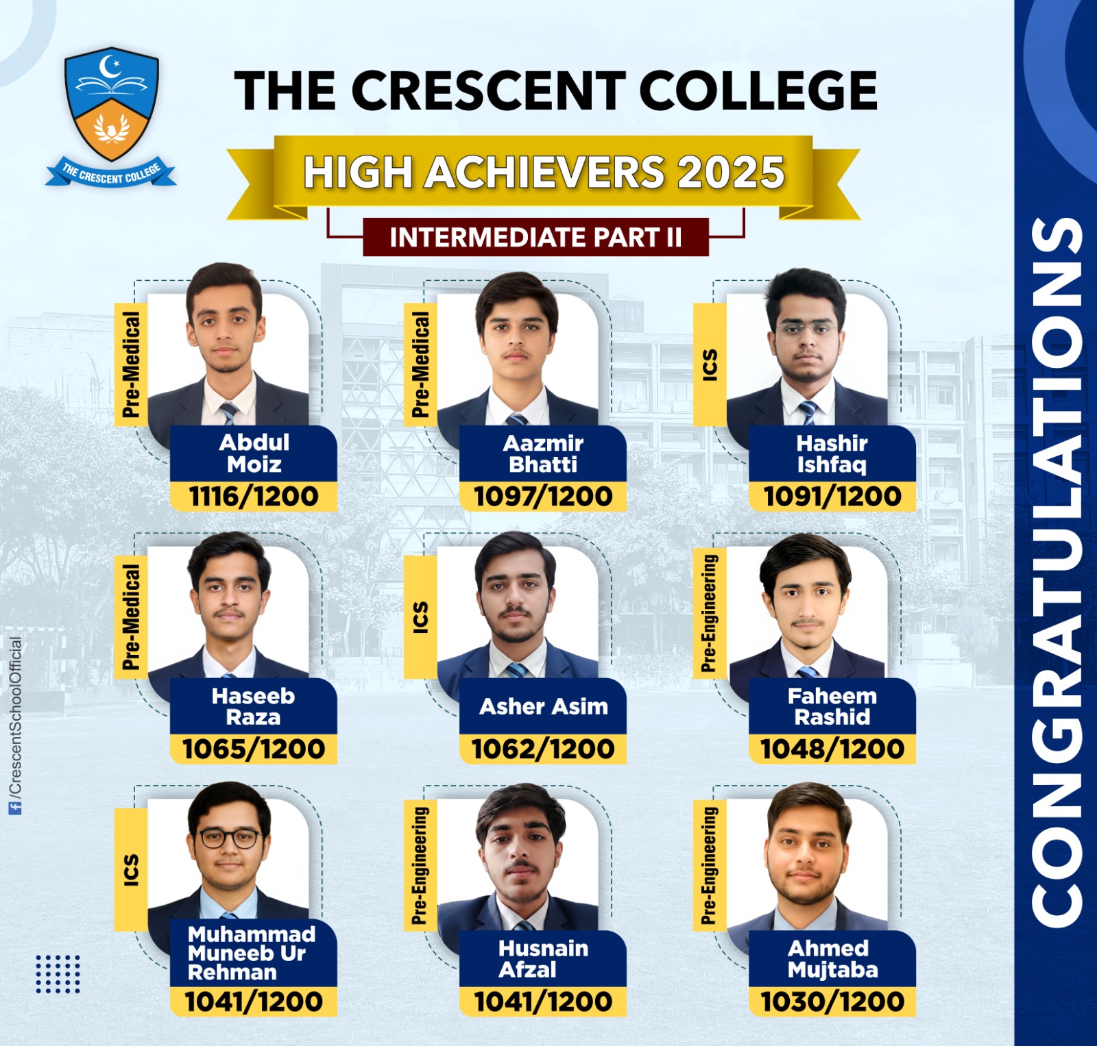 Crescent Model... - Crescent Model Higher Secondary School