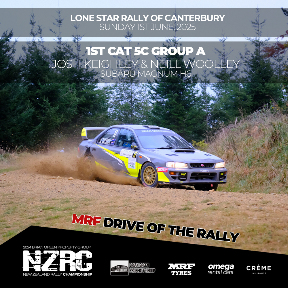 New - #Driveoftherally - A big Bravo to Josh Keighley and Neill Woolley ...
