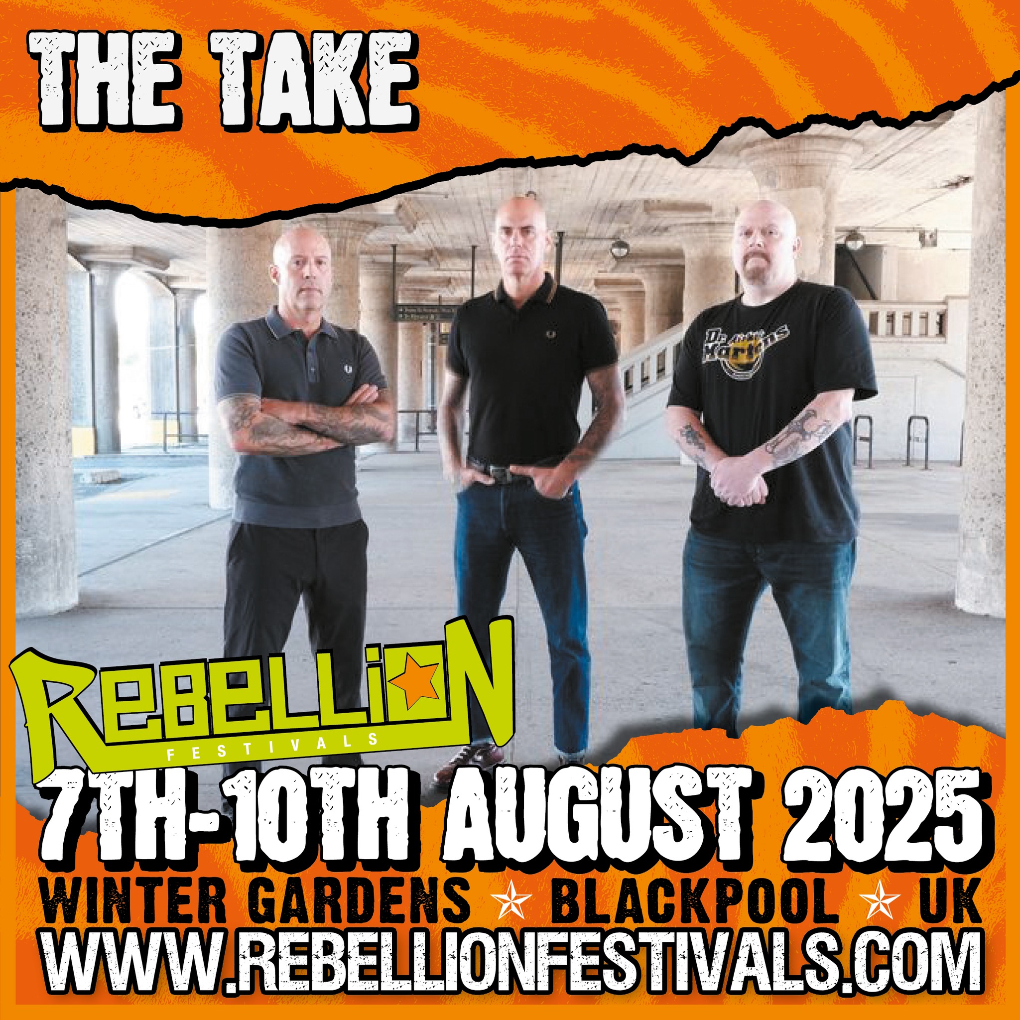 THE TAKE & HUNTING LIONS... - Rebellion Punk Music Festival