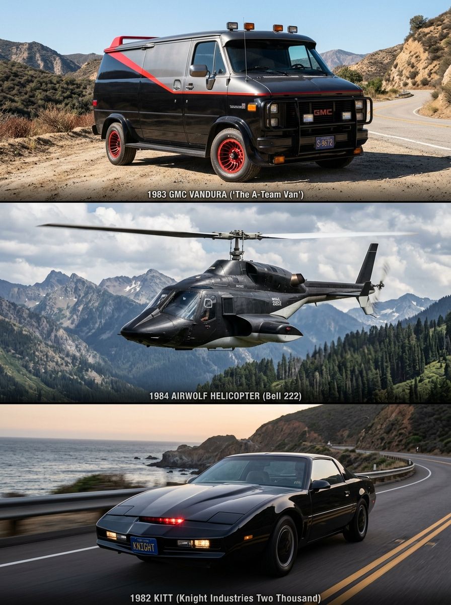 80s action tv legends the a-team knight rider airwolf