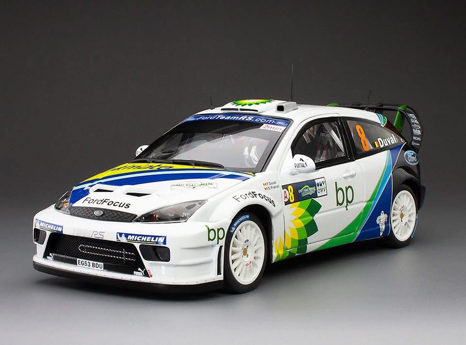 【美品】Sunstar 1/18 Ford Focus WRC（限定品） Ford Focus WRC 1/18 model by Sunstar