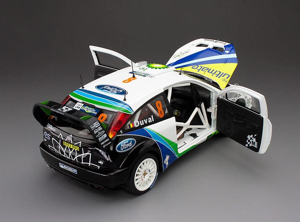 Ford Focus WRC 1/18 model by Sunstar