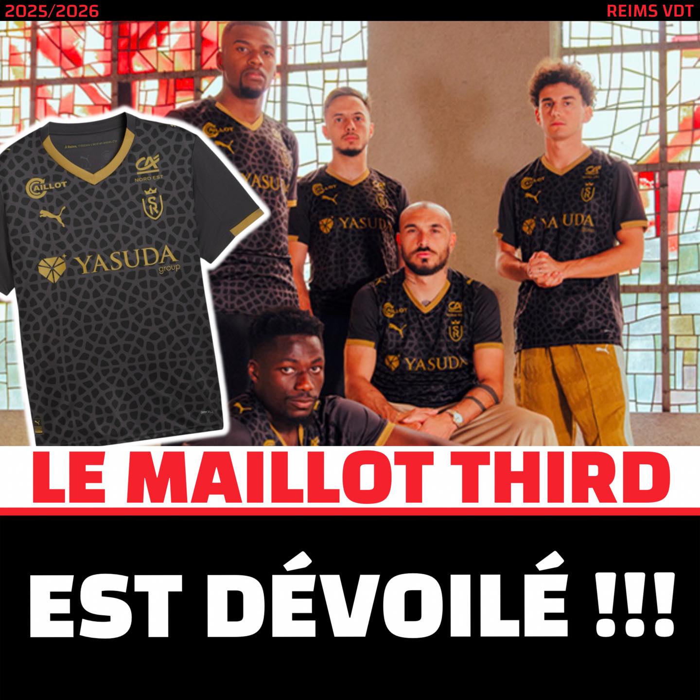 Reims - 🔴⚪️ Le Stade de Reims vient de dévoiler son maillot Third pour ...