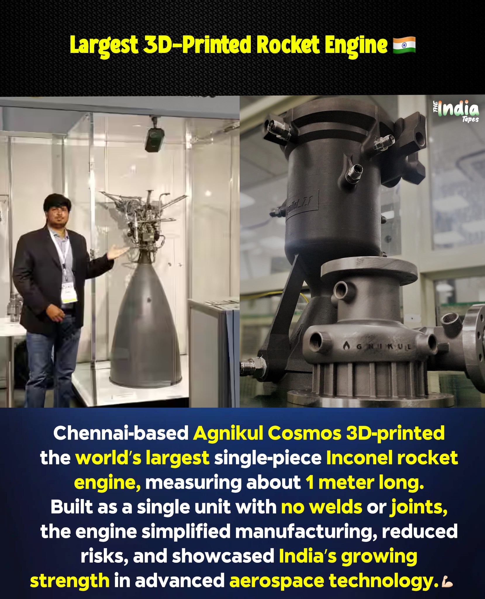 The India - 🚀 Agnikul Cosmos Makes History in Rocket Manufacturing! 🌌 ...