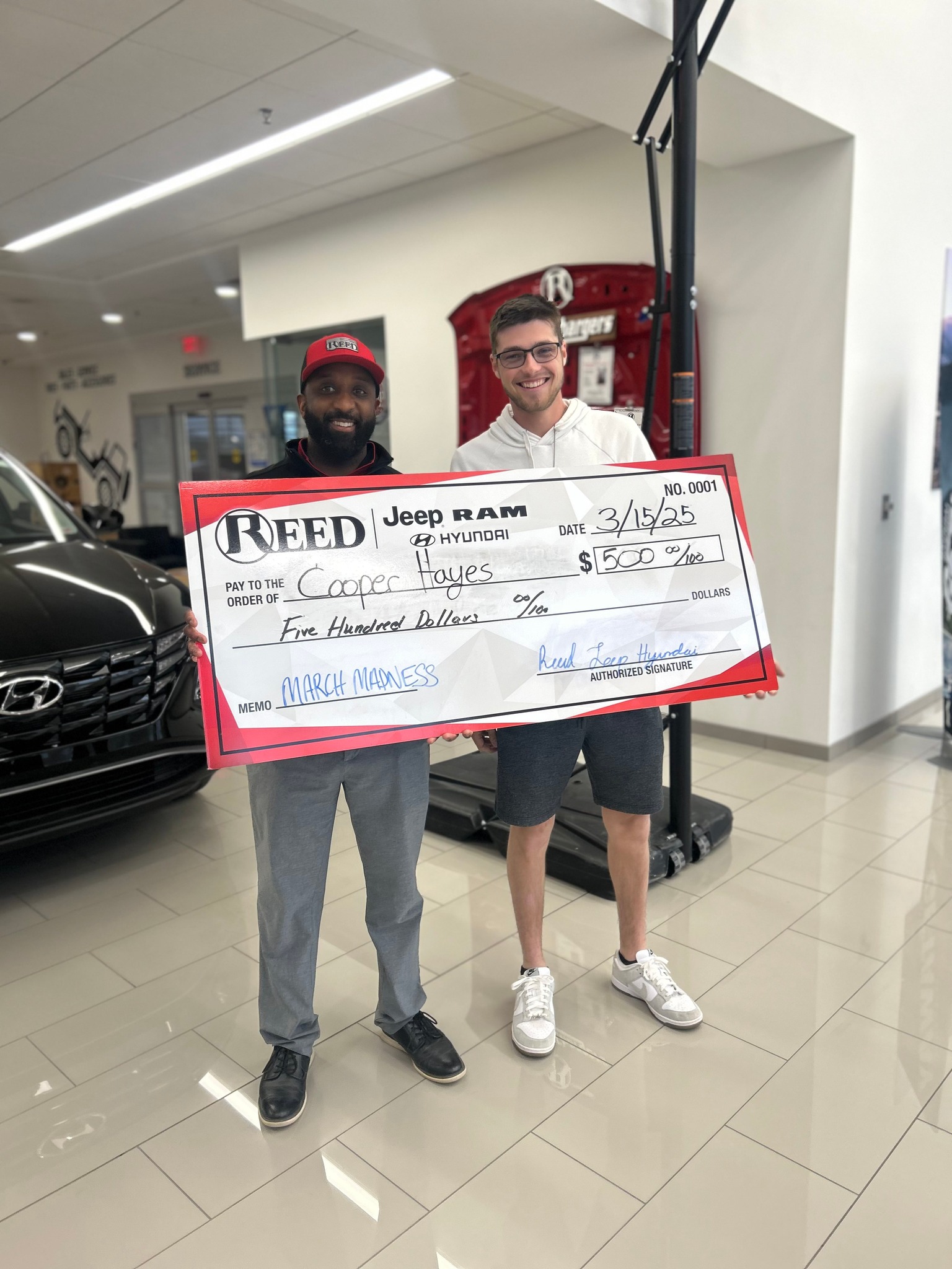 Reed - Congrats to Cooper on his Nissan Titan! 🎉🚙 And a big shoutout ...