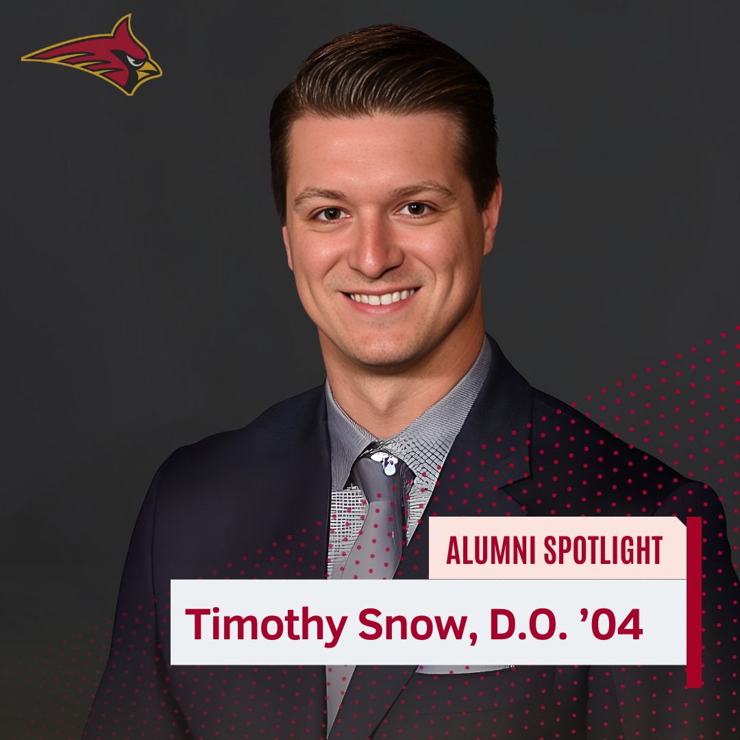 Calvert - Today we're shining the spotlight on Timothy Snow, D.O. ’04 ...
