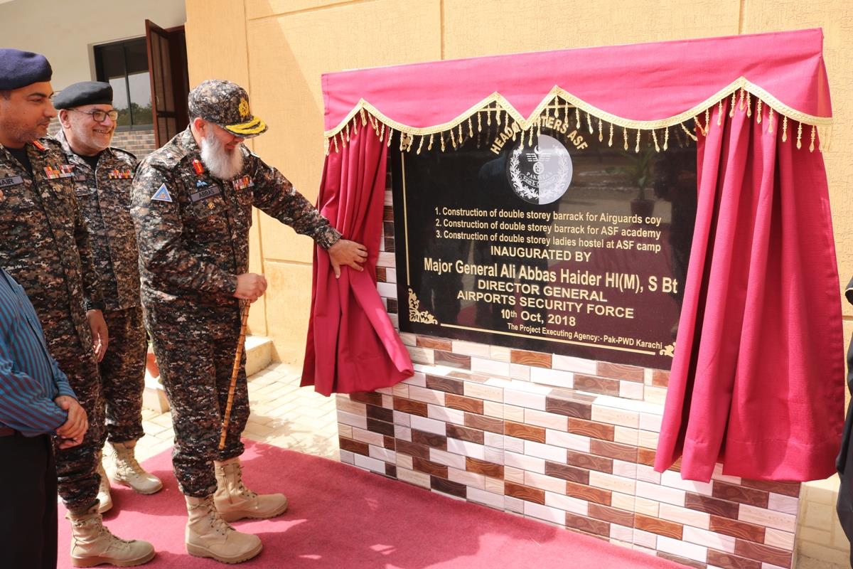 ASF Pakistan - Staff Barracks were inaugurated at ASF Camp...