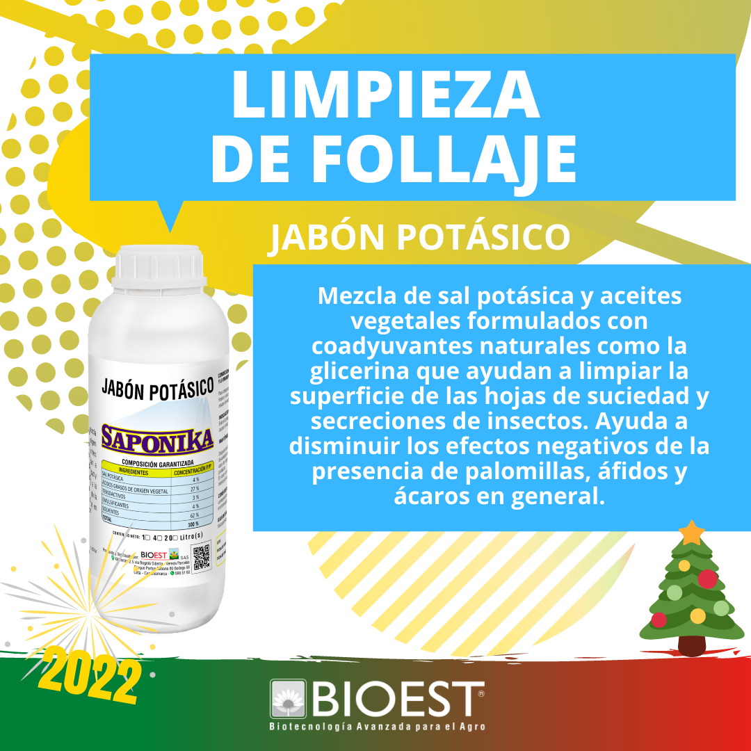 Bioest - LIMPIEZA DE FOLLAJE || SAPONIKA: Jabón potásico proveniente de ...