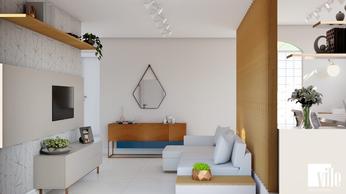 SALA | Uma sala de dois ambientes... - Ville Arquitetura | Facebook