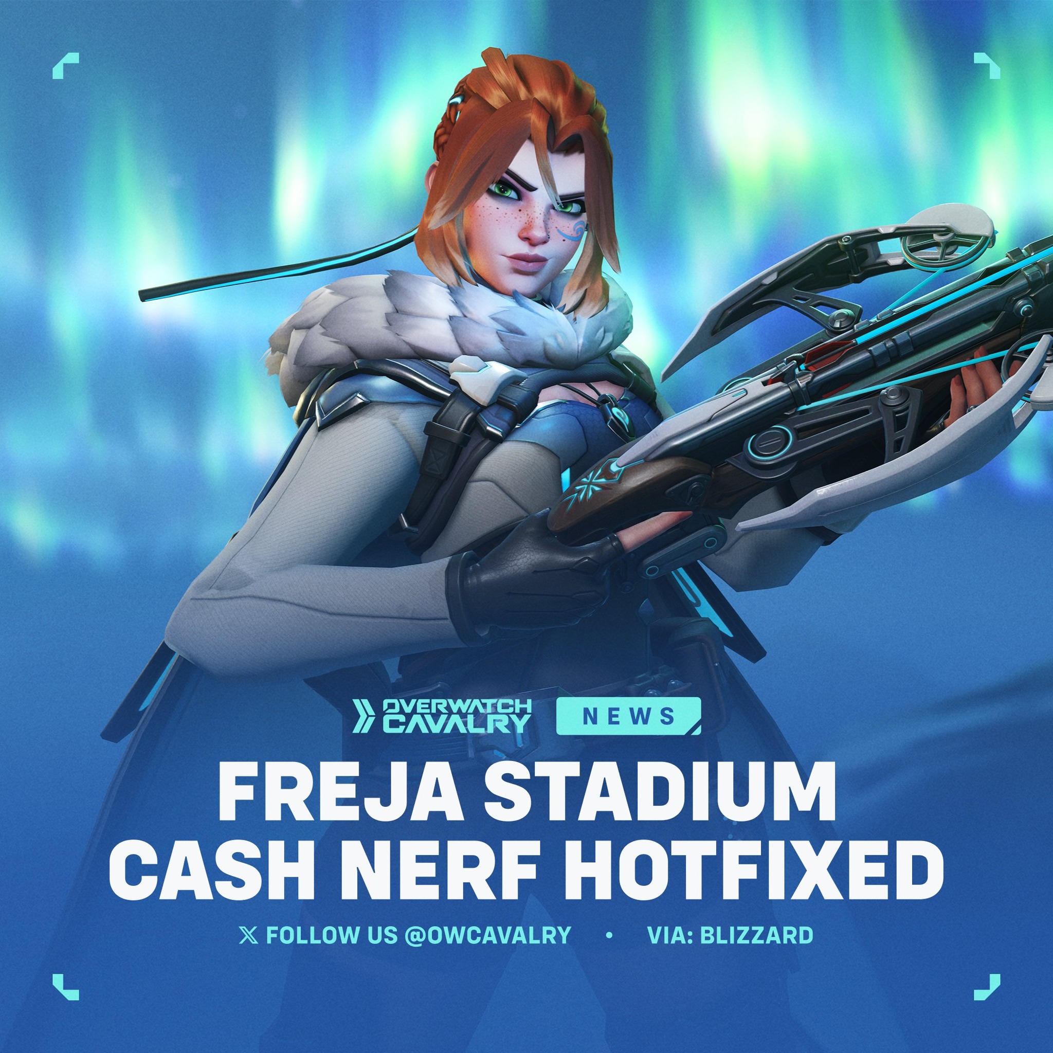 Overwatch - Freja Stadium Cash Nerfed in #Overwatch2 💰 Blizzard is ...