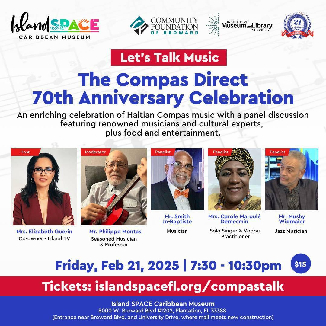 Konpa MIZIK 70th Anniversary Celebration & Art Auction, Performances ...