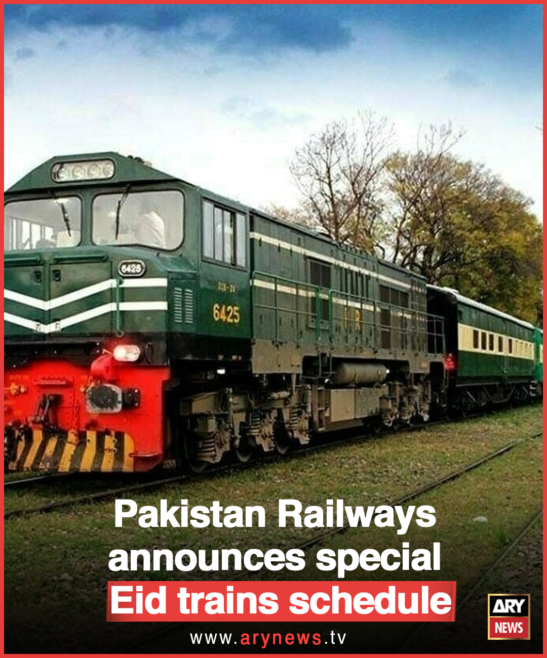 ARY News - Pakistan Railways announces special Eid trains schedule More ...