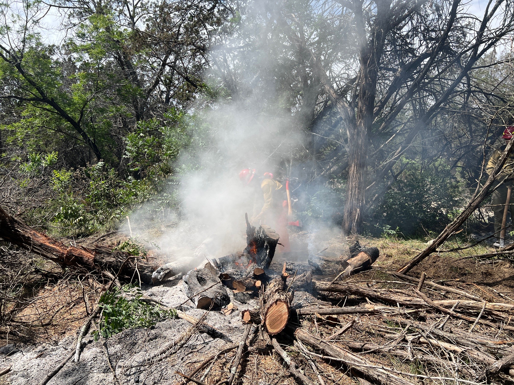 Incident Information - Texas A&M Forest Service - Burn operations on ...