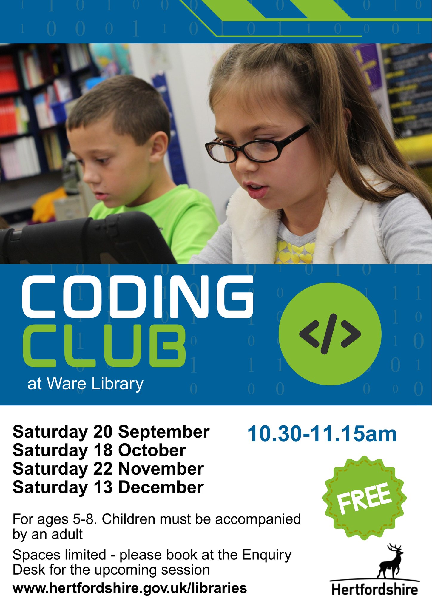 Ware Library - Did you know? It's National Coding Week! 💻... | Facebook