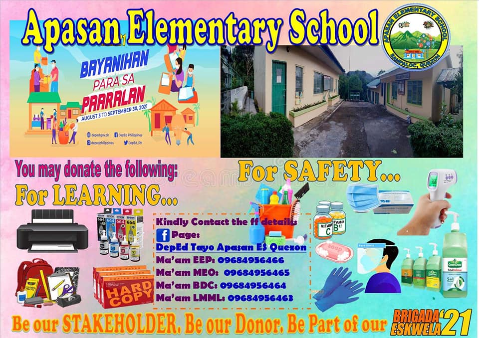 Apasan ES... - DepEd Tayo Apasan ES - Quezon Province
