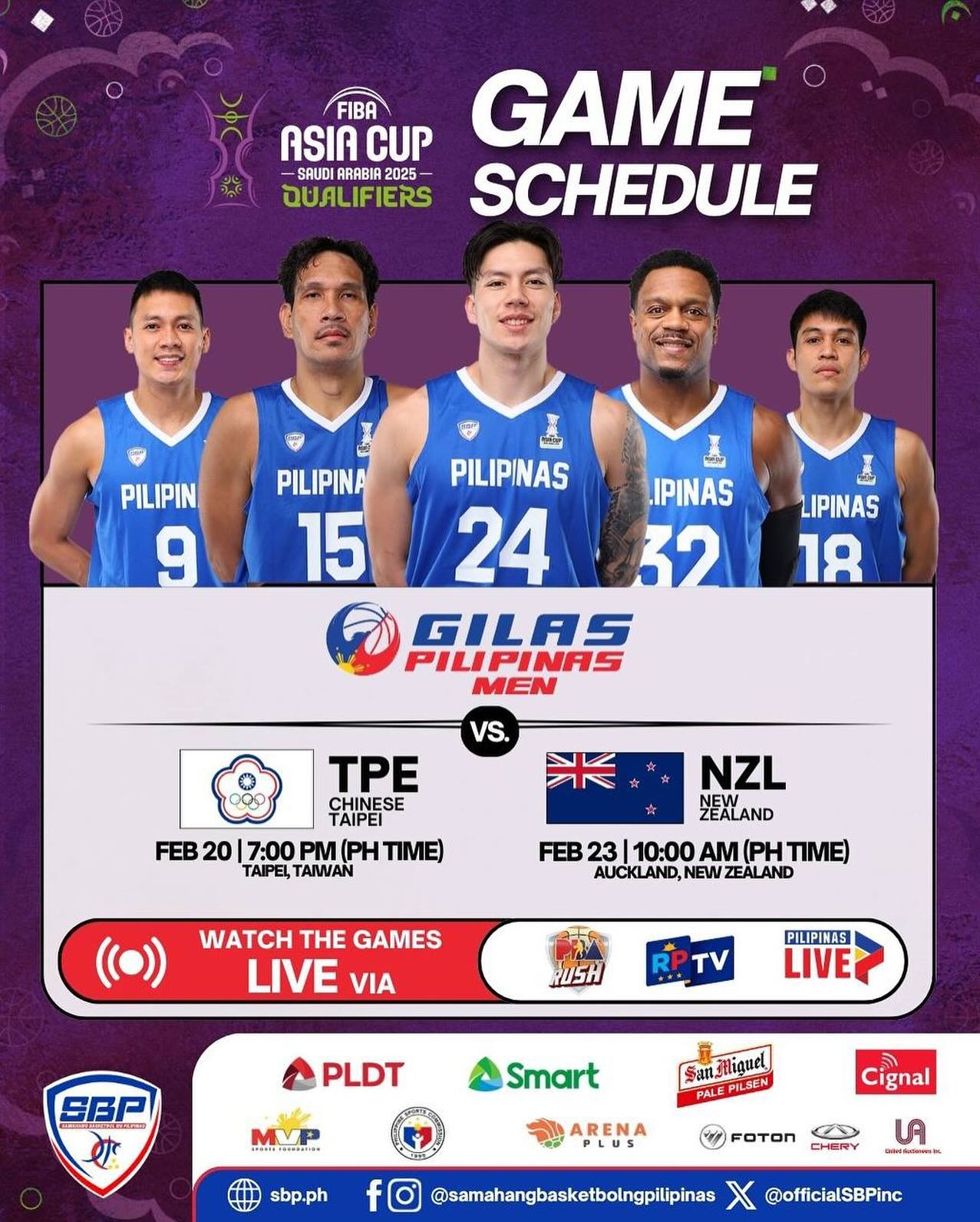 Gilas - Gilas Pilipinas vs Chinese-Taipei tonight at 7pm! View Gilas ...
