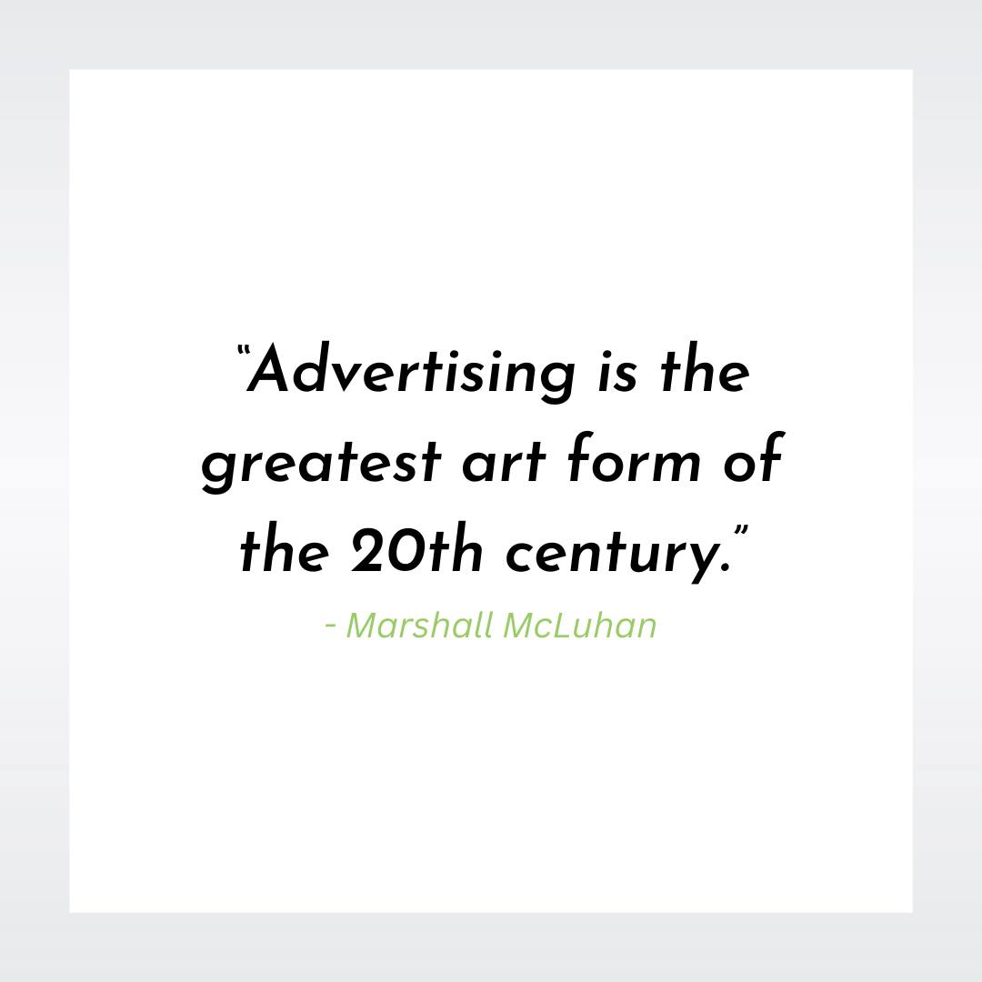 Marshall McLuhan, a visionary thinker,... - Dominant Creative