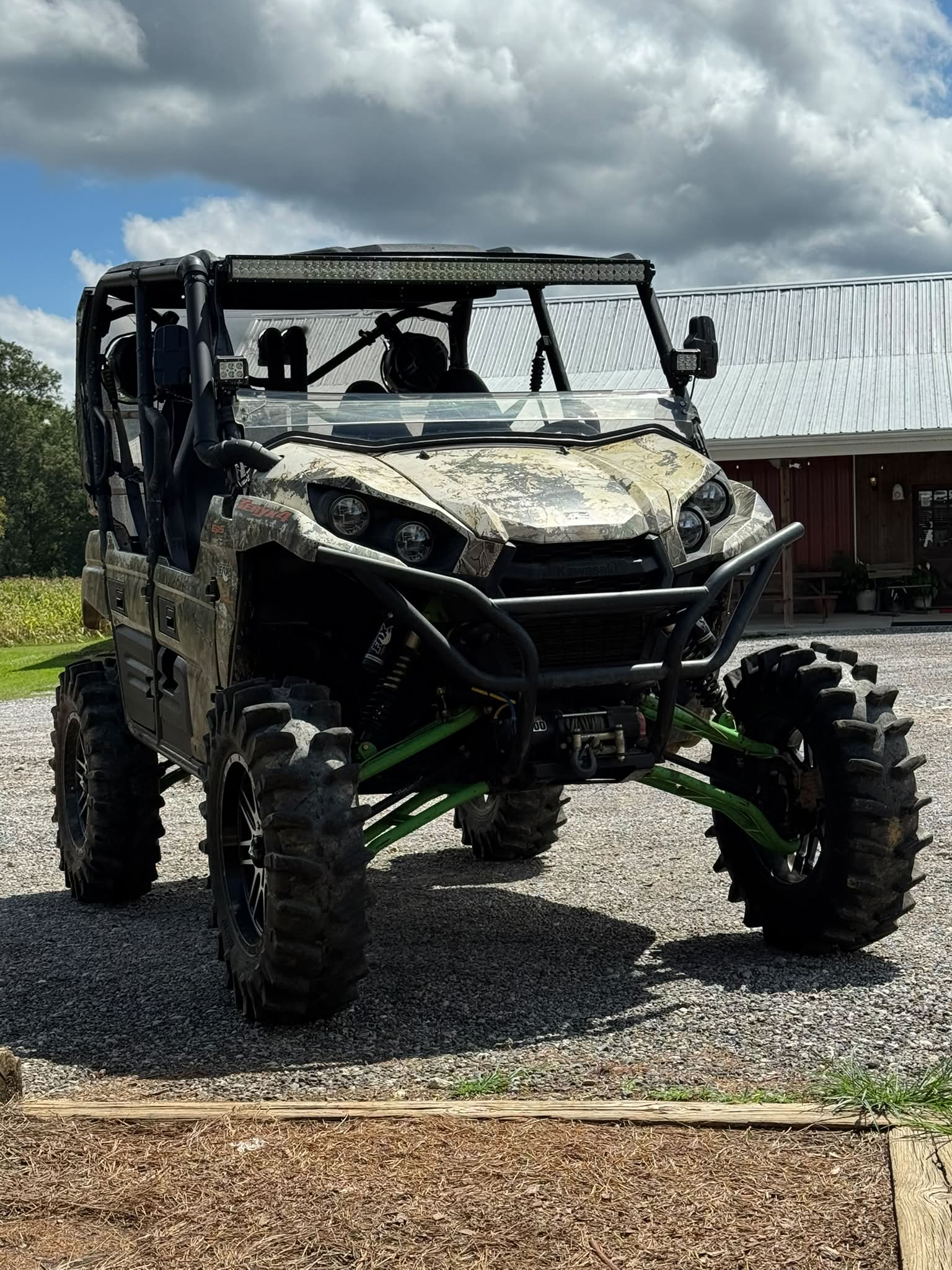 2021 Teryx4 800 snorkel kit for sale, ready for Georgia lakes this