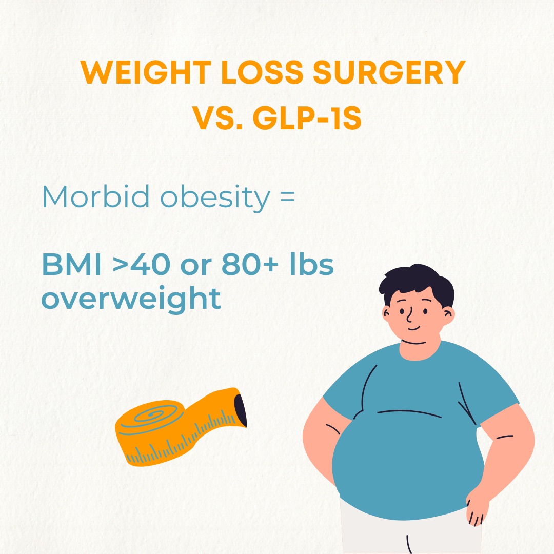 weight loss surgery vs glp-1 Bariatric Yields 5x More Than Medications: Here's Why GLP-1 vs. Bariatric Surgery: 1-
