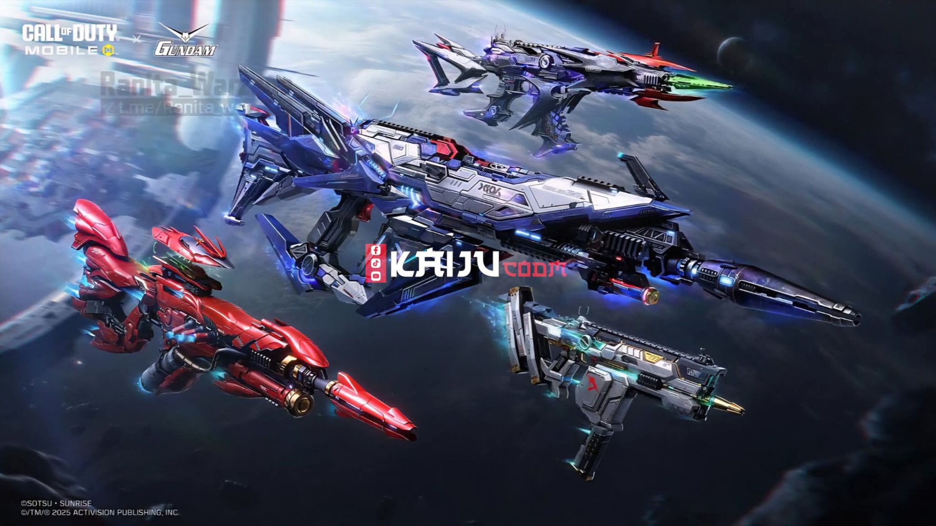 Kaiju - Gundam Universe Weapon Draw Unlock epic Gundam-themed