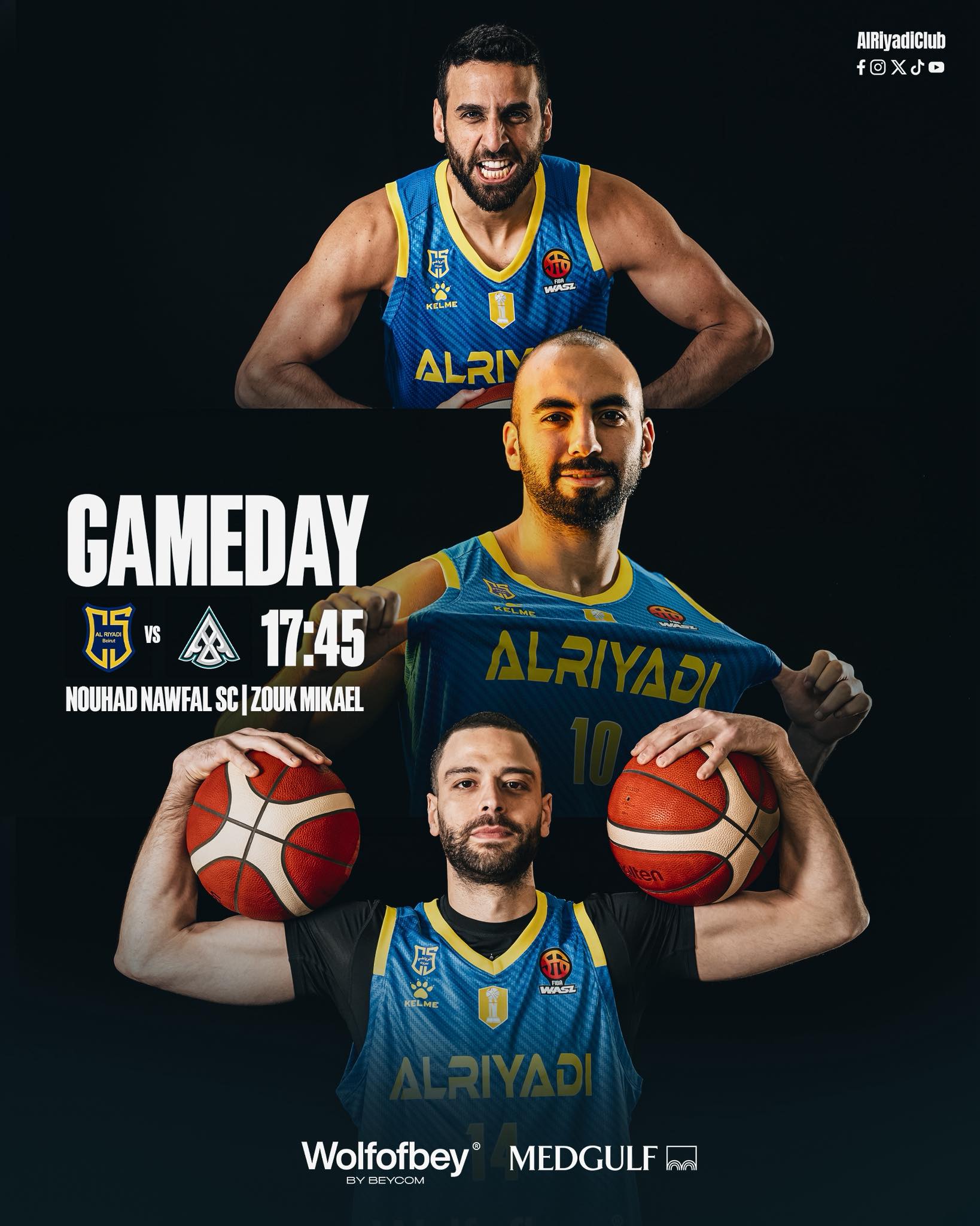 Al - GAME DAY ⛹️ !!! 🏀 Al Riyadi v/s Astana 🏆 WASL Final 8 📍 Zouk ...