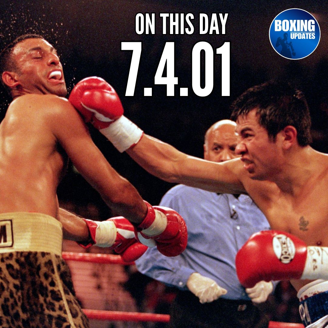 On This Day In 2001 Marco Antonio Barrera defeated Naseem Hamed by